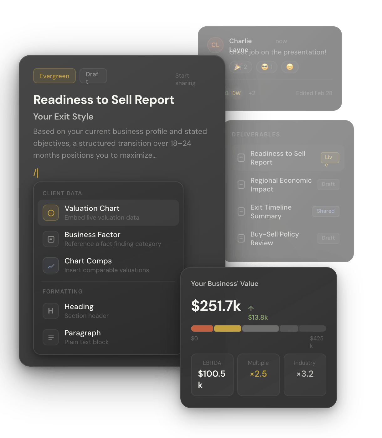 Representation of ELLA's Deliverables features