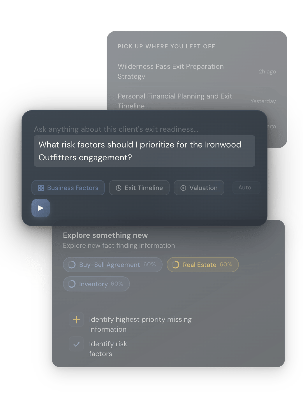 Representation of ELLA's AI Sensemaking features